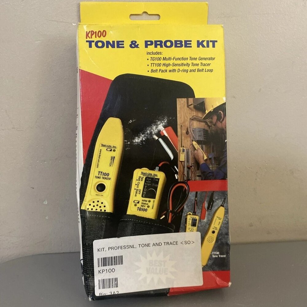 Tone and Probe Kit-KP100 - Tone Tracer TT100-Tone Generator TG100
